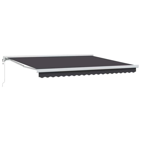 Retractable Awning Orange and White 350 x 250 cm