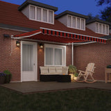 Retractable Awning Manual Anthracite 350 x 250 cm Fabric, Metal