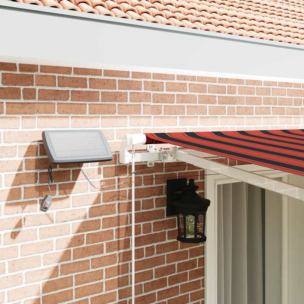 Retractable Awning Manual Anthracite 350 x 250 cm Fabric, Metal
