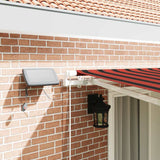 Retractable Awning Manual Anthracite 350 x 250 cm Fabric, Metal