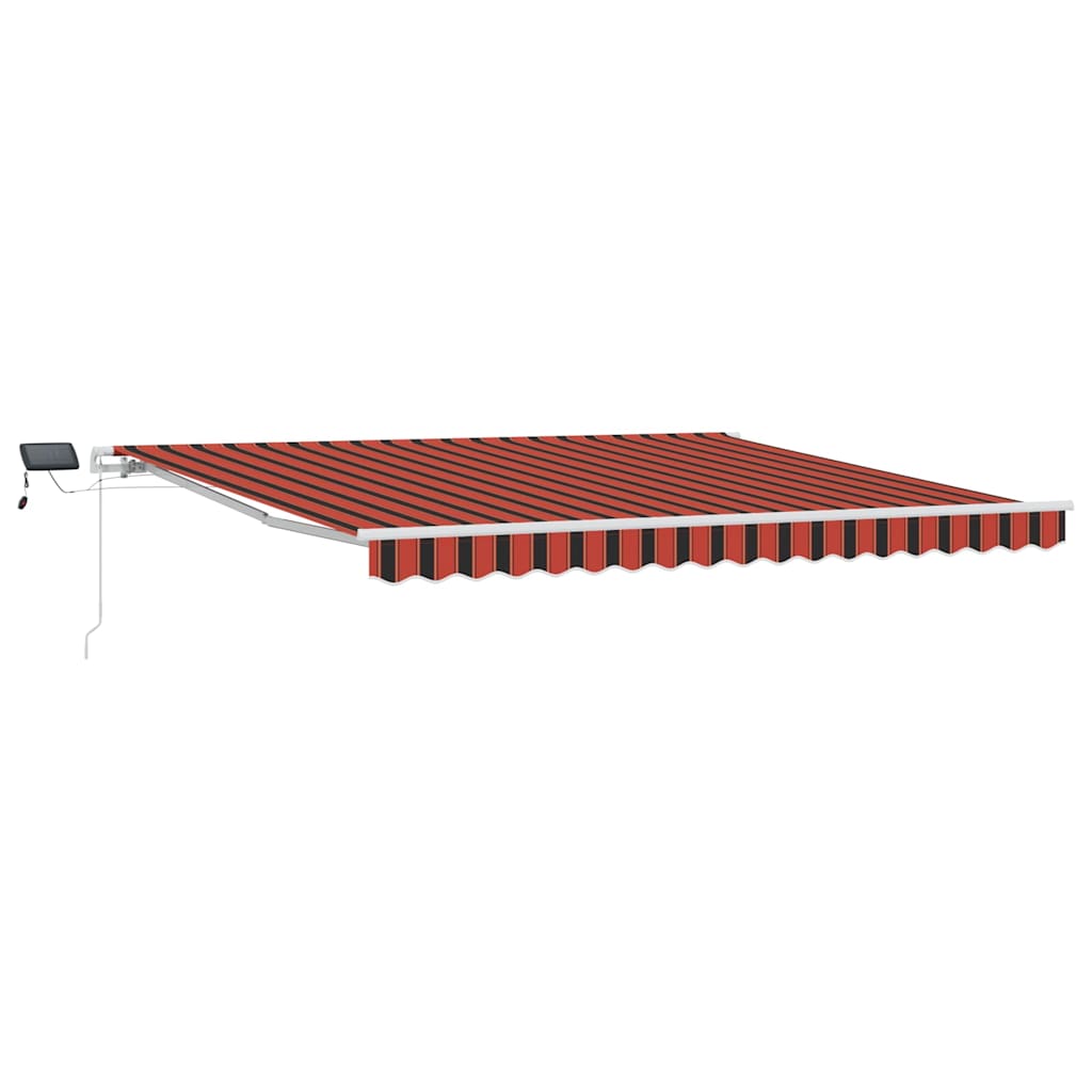Retractable Awning Manual Anthracite 350 x 250 cm Fabric, Metal
