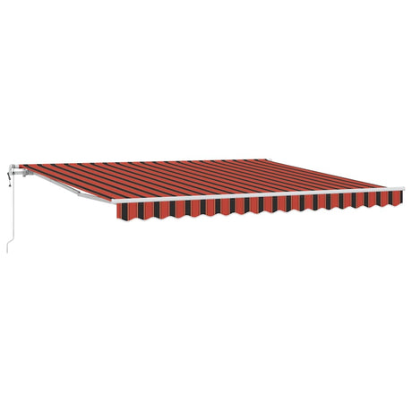 Retractable Awning Anthracite 350 x 250 cm Fabric, Metal