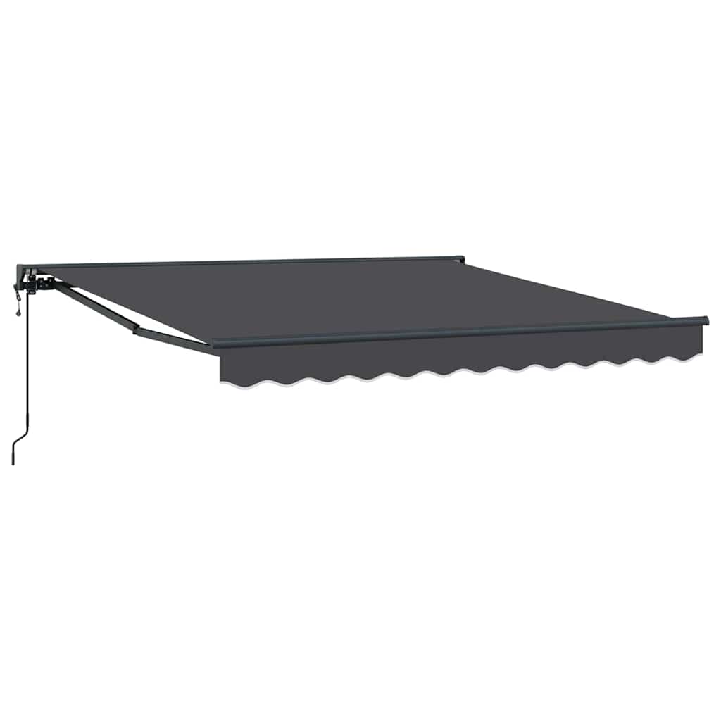 Retractable Awning Anthracite 350x250 cm Fabric