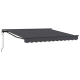 Retractable Awning Anthracite 350x250 cm Fabric