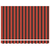 Retractable Awning Manual Orange and Brown 350x250 cm Fabric