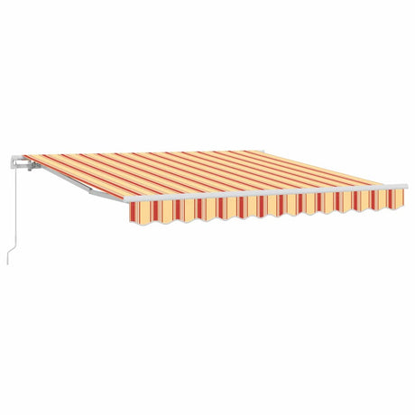 Awning Yellow and orange 3.5 x 2.5 m Polyester and metal
