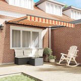 Retractable Awning Manual Multicolour 350 x 250 cm