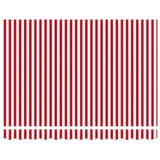 Retractable Awning Manual Red and White 350 x 250 cm