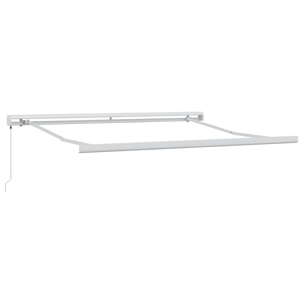 Retractable Awning Multicolour 350 x 250 cm Fabric, Metal