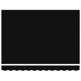 Retractable Awning Manual Black 350 x 250 cm Fabric and Steel