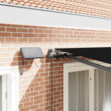 Retractable Awning Manual Black 350 x 250 cm Fabric