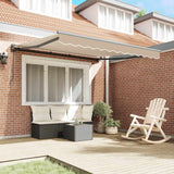 Retractable Awning Manual Beige 350x250 cm Fabric