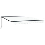 Retractable Awning White 350x250 cm Fabric