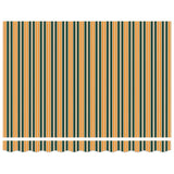 Retractable Awning Manual Green and Yellow 350x250 cm Fabric