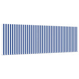 Retractable Awning Manual Blue and White 400 x 300 cm