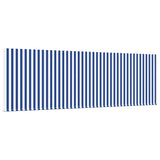 Retractable Awning Manual Blue and anthracite 400 x 300 cm