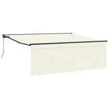 Retractable Awning Manual Cream 400 x 300 cm Polyester