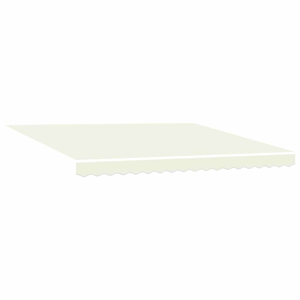 Retractable Awning Manual Cream 400 x 300 cm Polyester