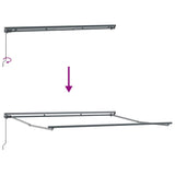 Retractable Awning Manual Cream 400 x 300 cm Polyester