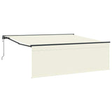 Retractable Awning Manual Cream 400 x 300 cm Fabric