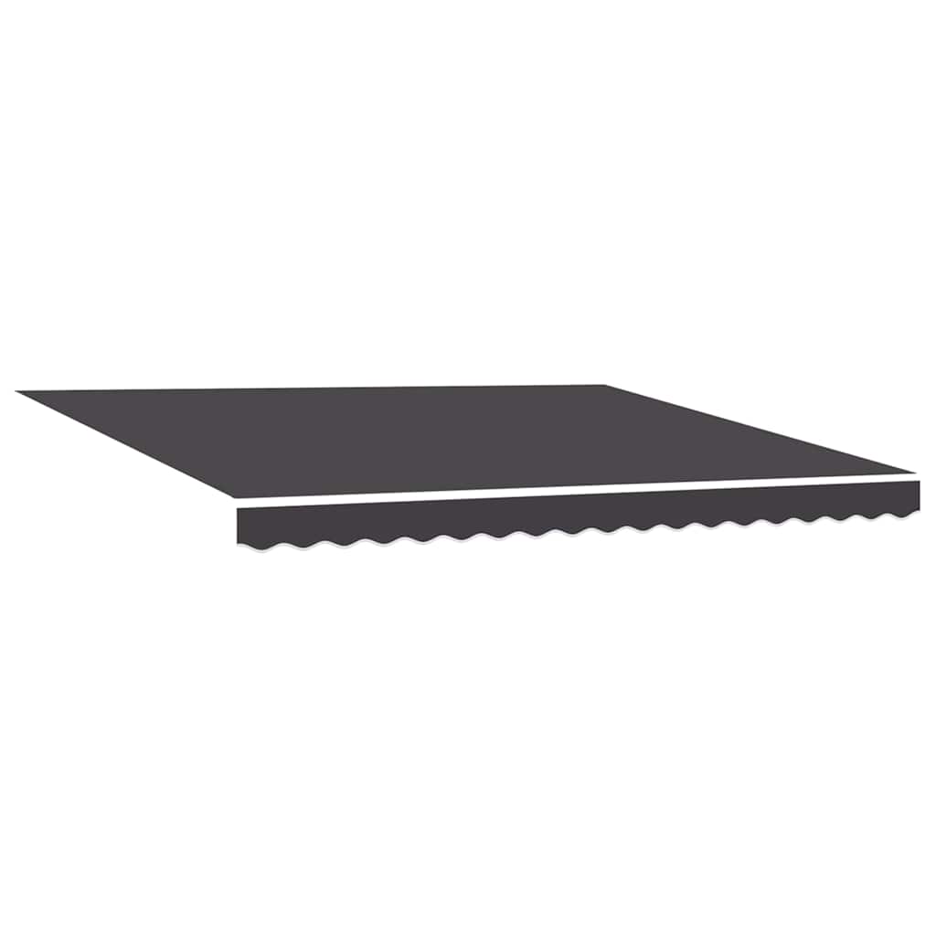 Retractable Awning Manual Anthracite 400x300 cm Fabric