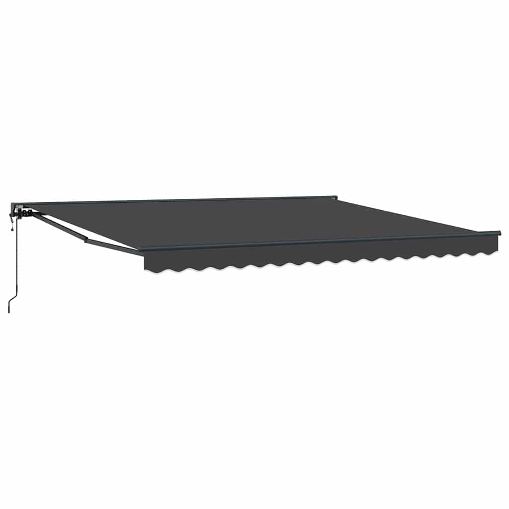 Retractable Awning Anthracite 400x300 cm Fabric