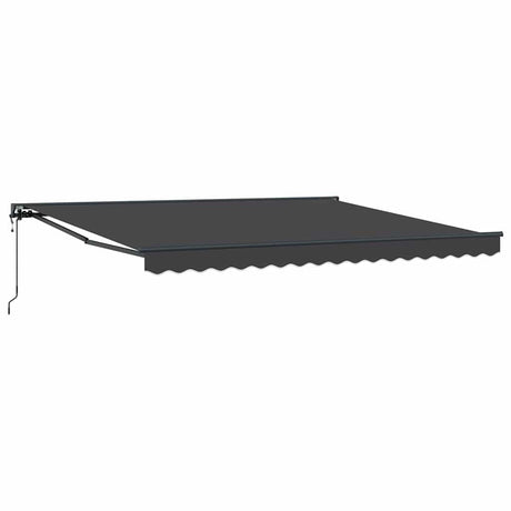 Retractable Awning Anthracite 400x300 cm Fabric