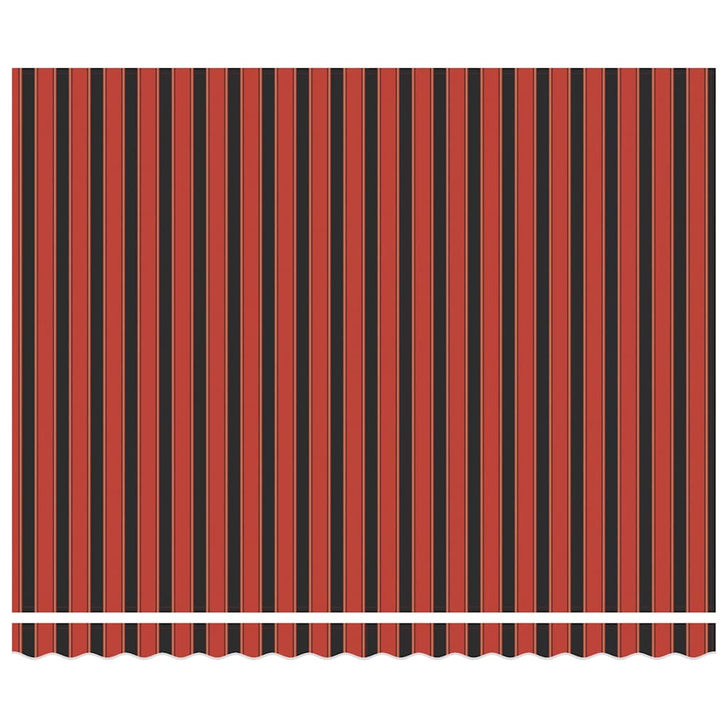 Retractable Awning Manual Orange and Brown 400x300 cm Fabric