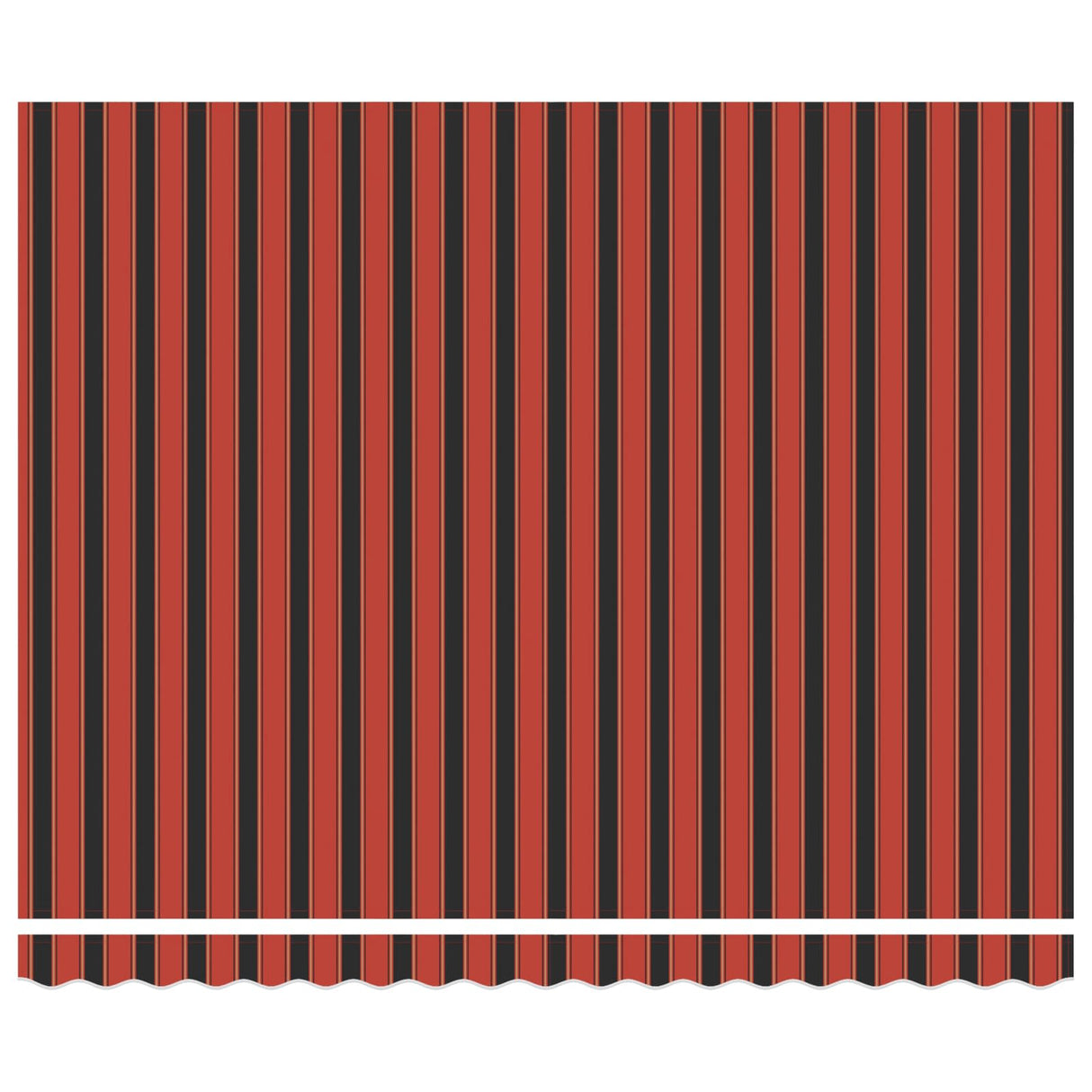 Retractable Awning Manual Orange and Black 400 x 300 cm