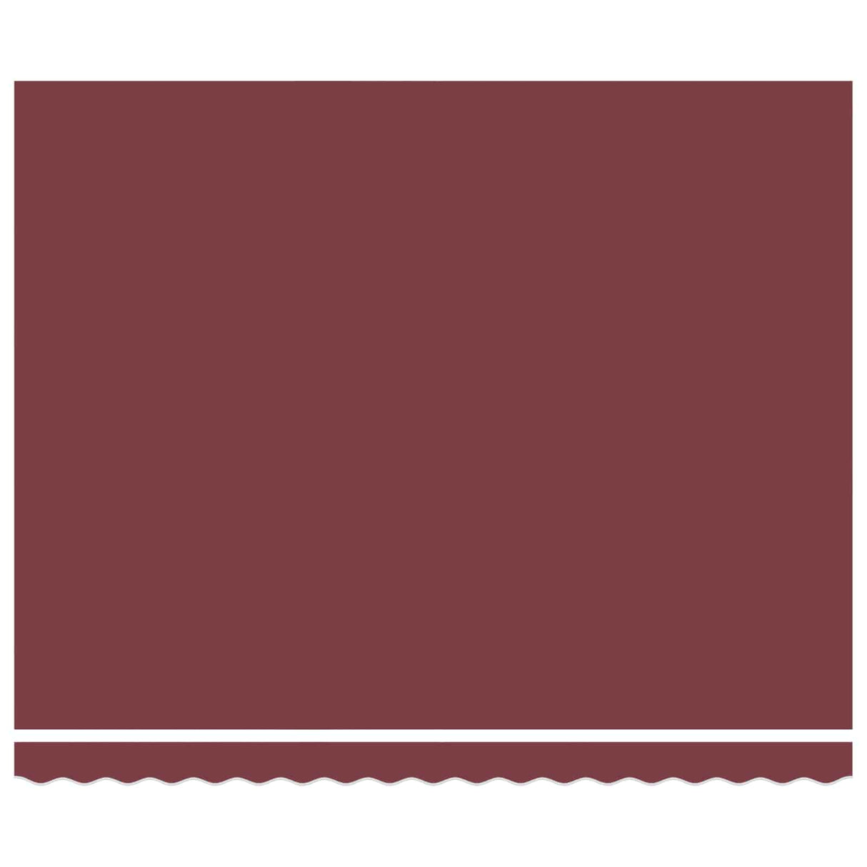 Retractable Awning Burgundy 400 x 300 cm Aluminium and Fabric