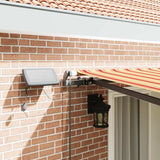 Retractable Awning Manual Yellow and orange 400 x 300 cm Fabric