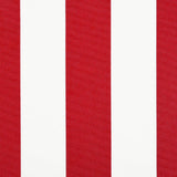 Retractable Awning Manual Red and White 400 x 300 cm
