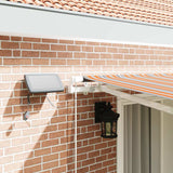 Retractable Awning with Manual 400 x 300 cm Multicolour