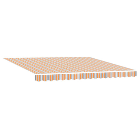 Retractable Awning Manual Multicolour 400 x 300 cm Fabric