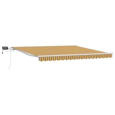 Retractable Awning with Manual 400 x 300 cm Multicolour