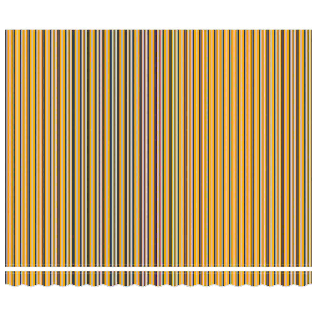 Retractable Awning Manual Multicolour Stripe 400x300 cm Fabric