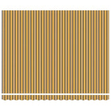 Retractable Awning Multicolour Stripe 400x300 cm Fabric