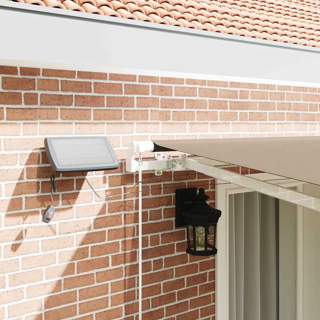 Retractable Awning with Manual 400 x 300 cm Beige