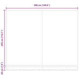 Retractable Awning Manual Beige 400x300 cm Fabric