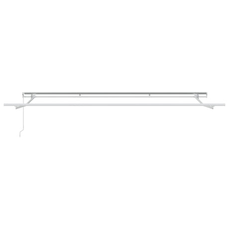 Retractable Awning Manual Light Grey 400 x 300 cm
