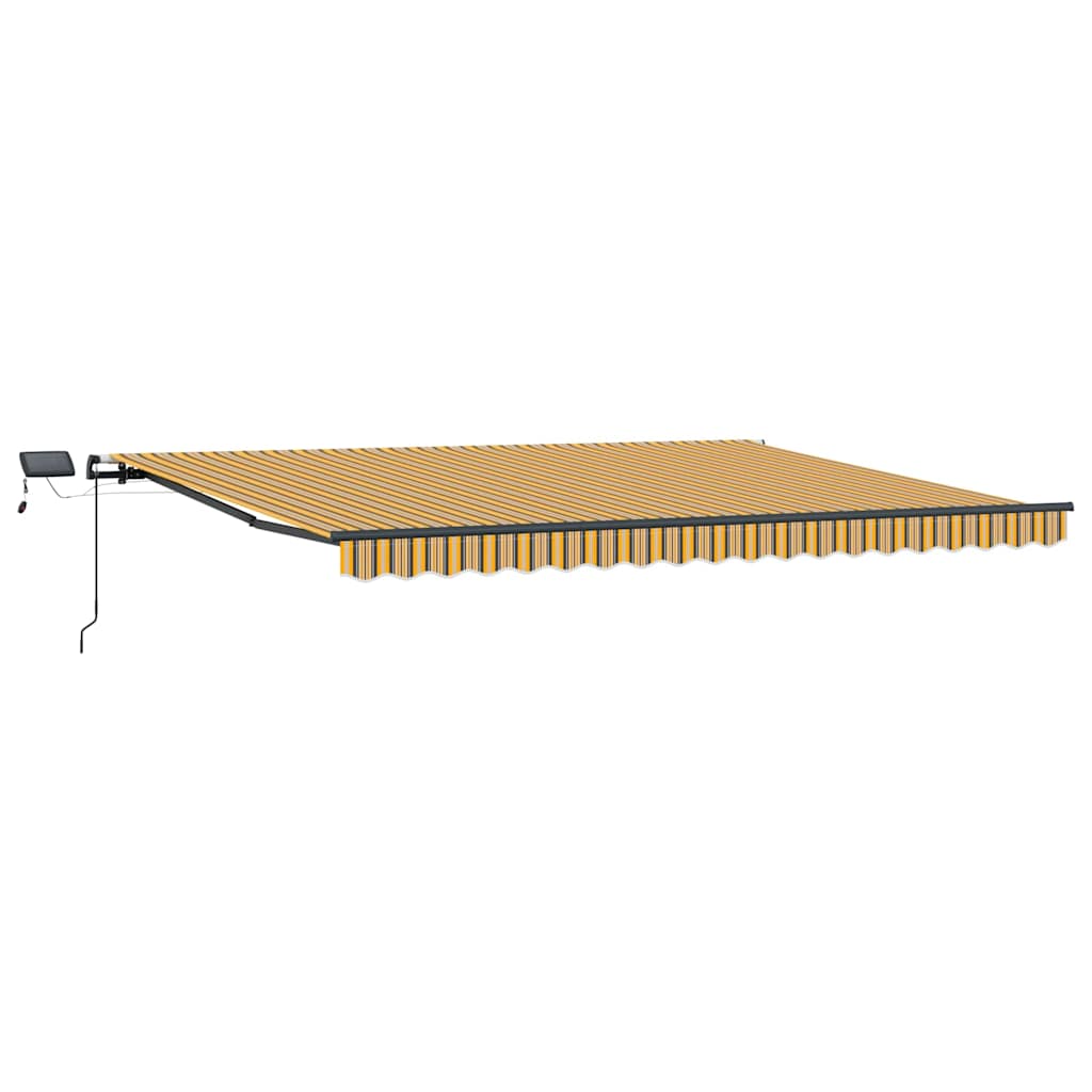 Retractable Awning Manual Multicolour 400 x 350 cm Fabric
