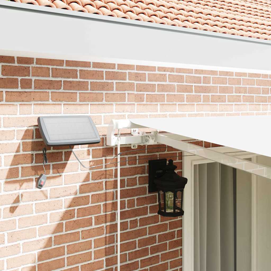 Retractable Awning with Manual 400 x 350 cm White