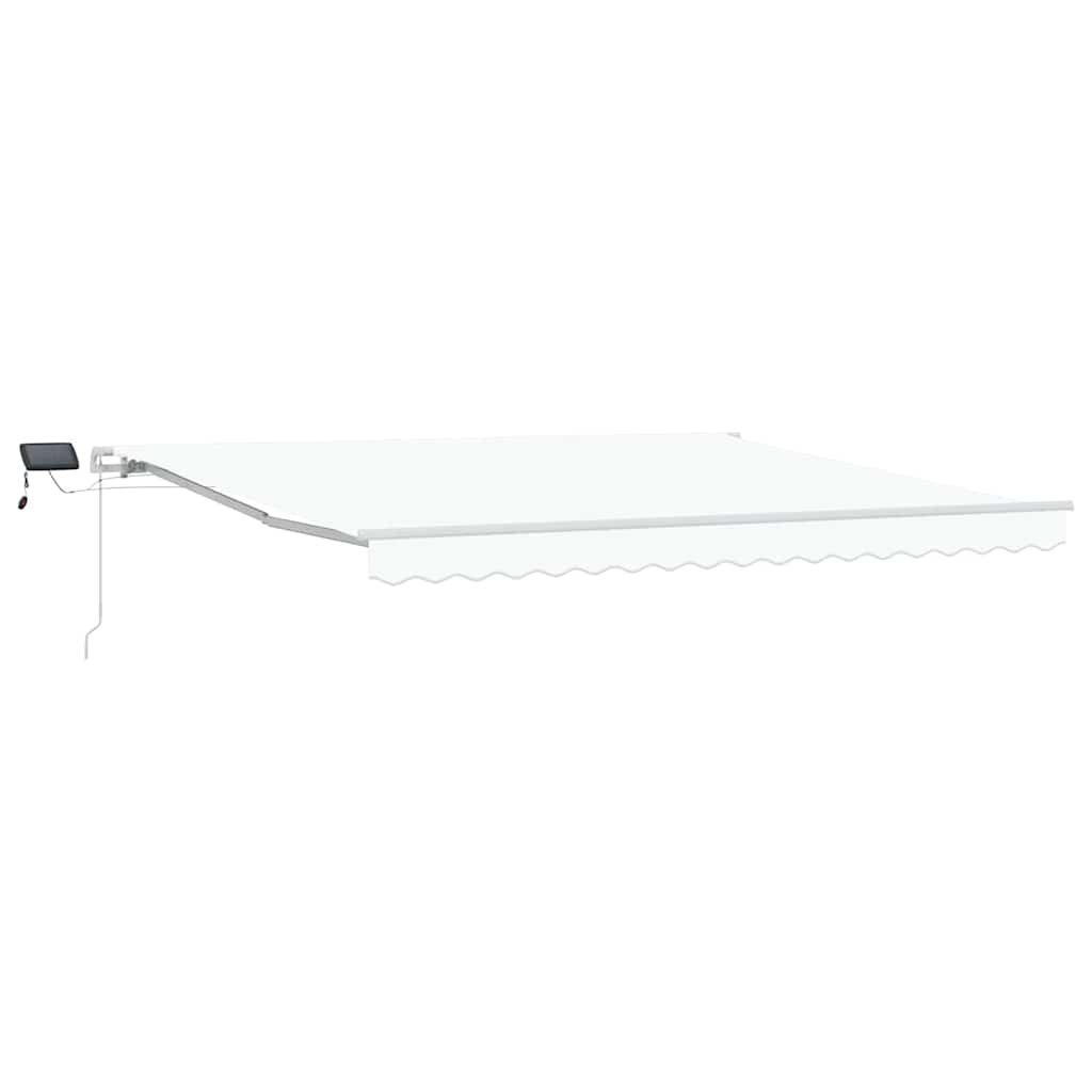 Retractable Awning with Manual 400 x 350 cm White