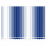 Retractable Awning Manual Blue and White 450x300 cm Fabric