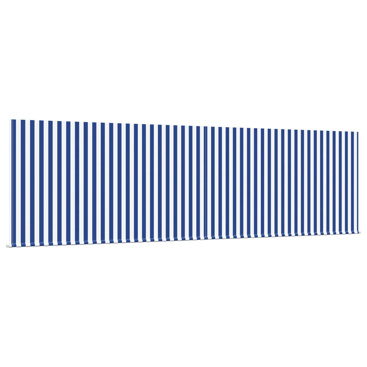 Retractable Awning Manual Blue and White 400 x 300 cm