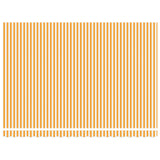 Retractable Awning Manual Yellow and White 450 x 300 cm