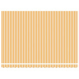 Retractable Awning Orange and White 450x300 cm Fabric