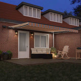Retractable Awning Manual Multicolour 450 x 300 cm Fabric