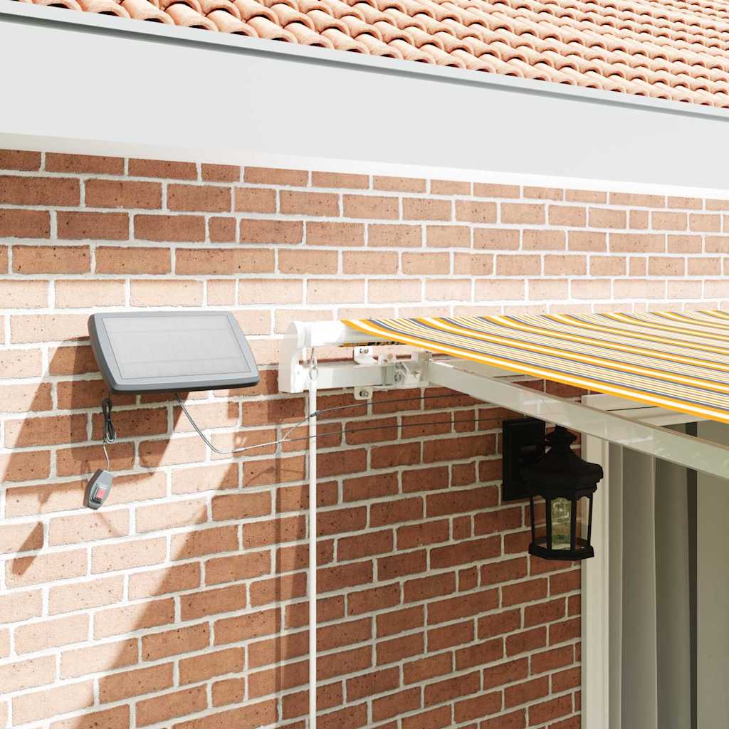 Retractable Awning with Manual 450 x 300 cm Multicolour