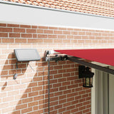 Retractable Awning Manual Red 450 x 300 cm Fabric